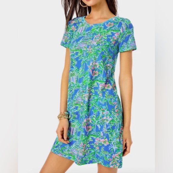 Lilly Pulitzer Dresses & Skirts - Lilly Pulitzer Dress Small Blue Cody
Beneath the Bougainvillea Short Sleeve NWOT